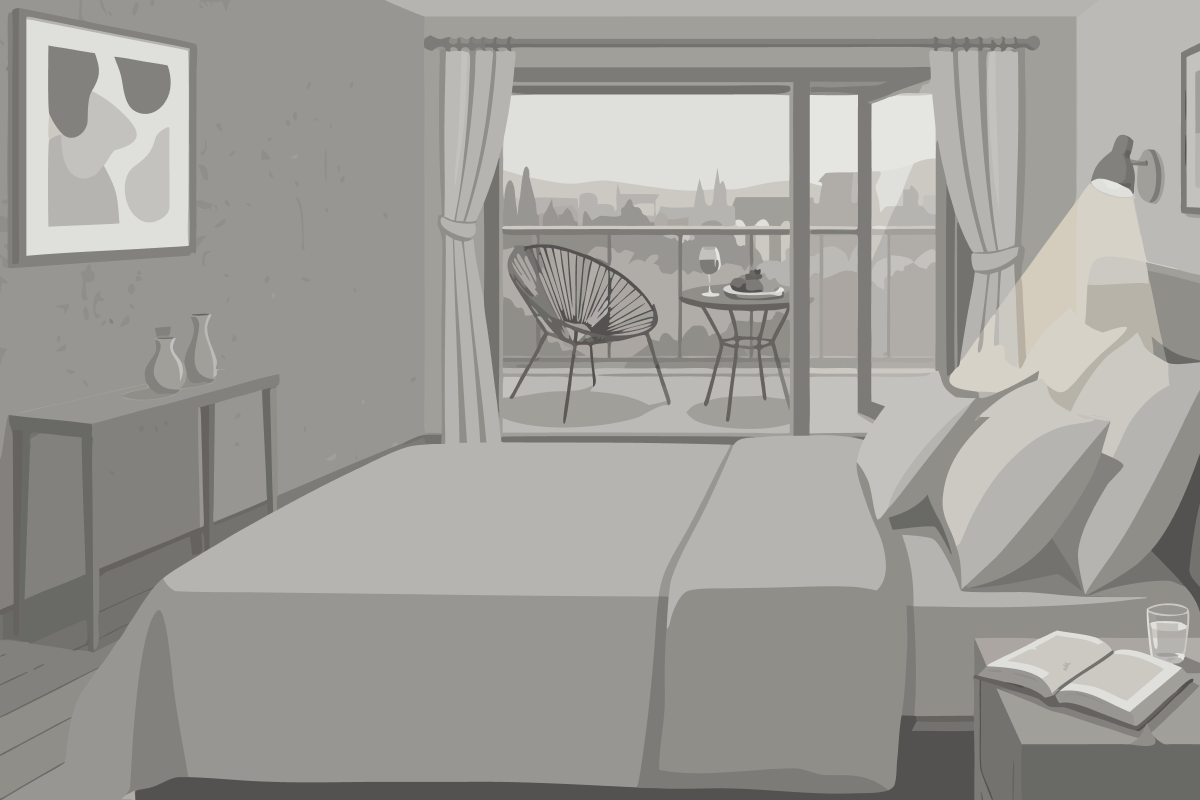 Apartment mit Meerblick
